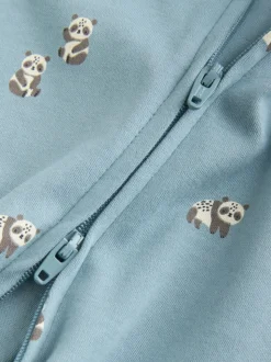 Bleu minéral - Lot de 5 dors-bien bébé avec fermeture éclair bidirectionnelle 100 % coton (0mois-2ans)