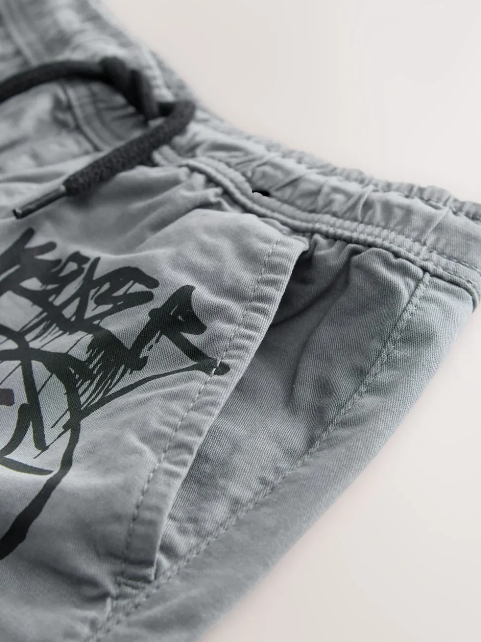 Bleu motif graffiti - Pantalon cargo (3-16ans)