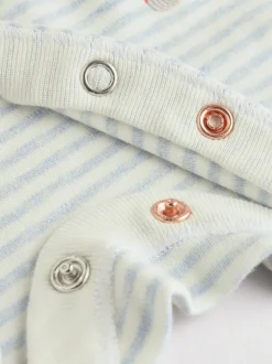 Bleu motif Londres - Combinaisons de nuit pour bébé 3 Pack (0-2ans)