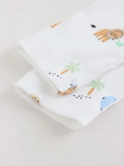 Bleu motif safari - Ensemble 6 Pieces Haut & Leggings BÉBÉ (0mois-3ans)