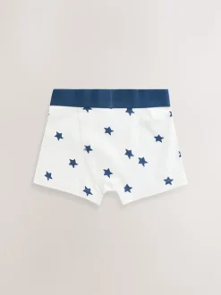 Bleu motif étoiles et rayures - Lot de 5 malles à motif junior (1.5-16ans)
