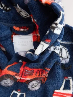 Bleu motif véhicule d'ugence - Robe (9mois-8ans)