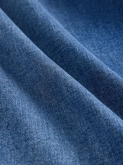 Bleu moyen - Ajustement droit - Jean Motionflex