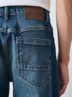 Bleu moyen - Coupe ample - extensible Denim Jeans