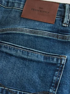 Bleu moyen - Coupe ample - extensible Denim Jeans