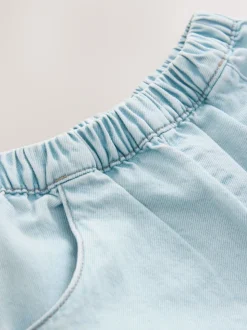 Bleu moyen - Jean barrel Pullon (3mois à7ans)