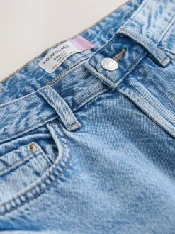 Bleu moyen - Jean Hourglass coupe large