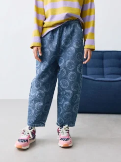 Bleu moyen - Jean SmileyWorld® Pullon Barrel (3-16ans)