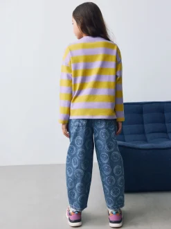 Bleu moyen - Jean SmileyWorld® Pullon Barrel (3-16ans)