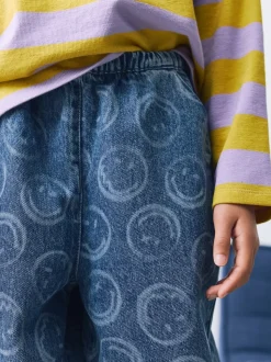 Bleu moyen - Jean SmileyWorld® Pullon Barrel (3-16ans)