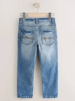 Bleu moyen - Jeans extensibles (3-17yrs)