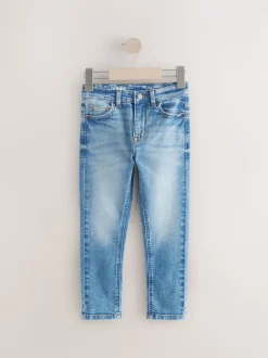 Bleu moyen - Jeans extensibles (3-17yrs)