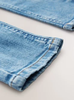 Bleu moyen - Jeans extensibles (3-17yrs)