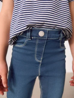 Bleu moyen - Jegging extensible (3-16ans)