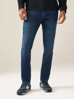 Bleu moyen - Lit 1 place - Skinny Fit Classic Jeans extensibles