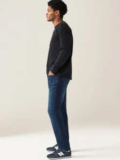 Bleu moyen - Lit 1 place - Skinny Fit Classic Jeans extensibles
