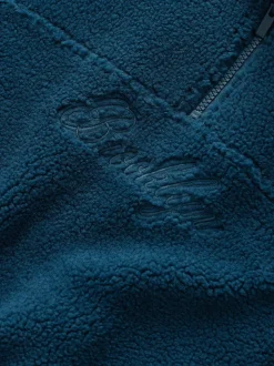 Bleu moyen - Polaire à col cheminée (3-16ans)