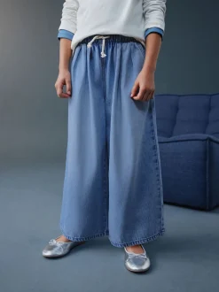 Bleu moyen - Pullon Jean barrel (3-16ans)