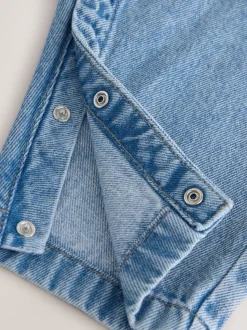 Bleu moyen - Salopette en denim (3mths-7yrs)