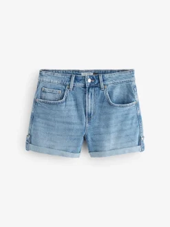 Bleu moyen - Short garçon en jean