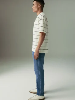 Bleu moyen - Slim Fit (Slim Fit) - Jean Motionflex