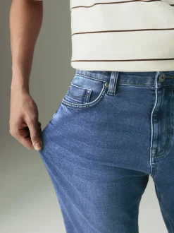 Bleu moyen - Slim Fit (Slim Fit) - Jean Motionflex