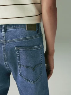 Bleu moyen - Slim Fit (Slim Fit) - Jean Motionflex