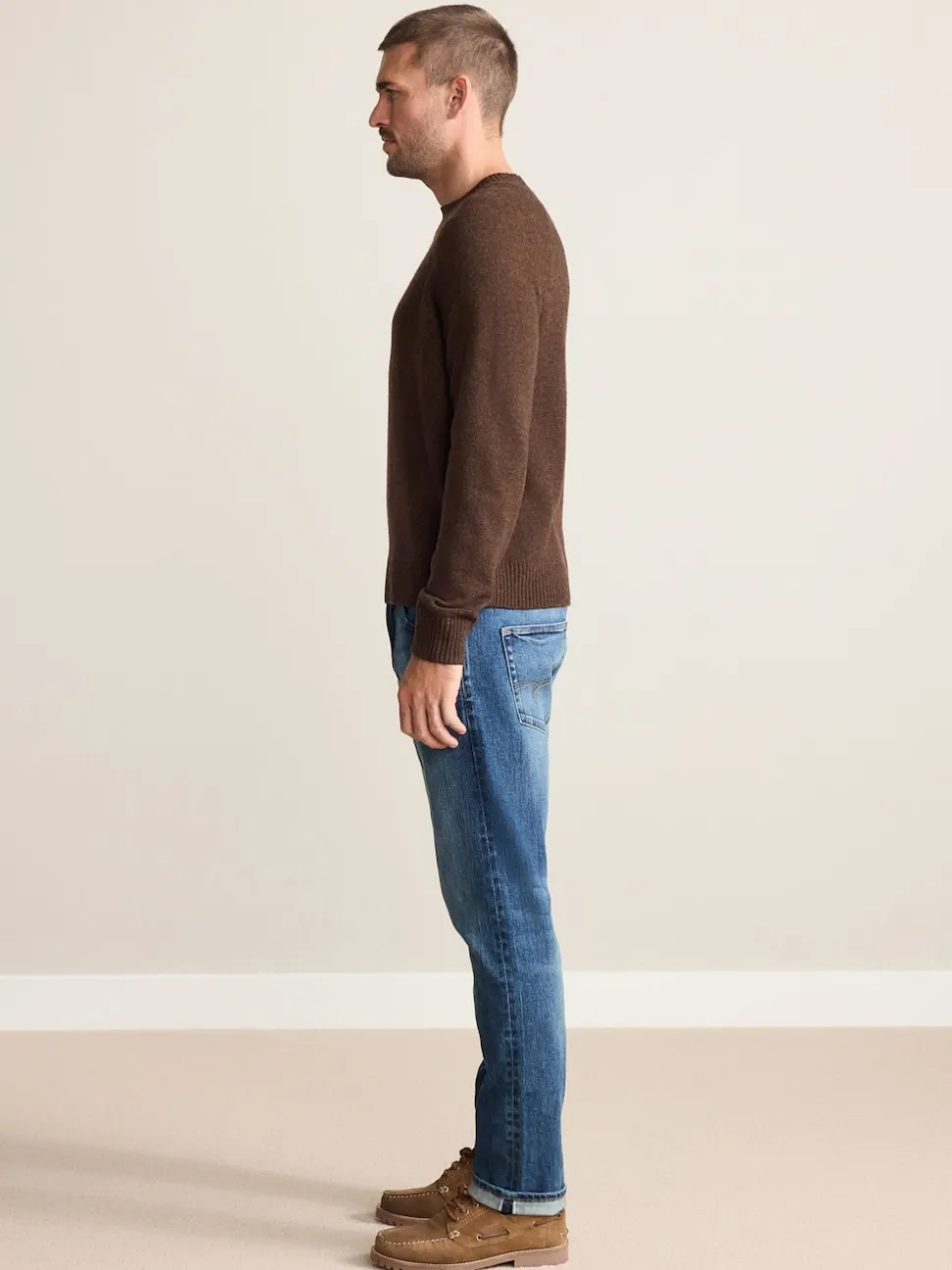 Bleu moyen - Slim Fit (Slim Fit) - Signature Selvedge jean Denim Jeans
