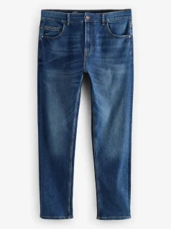 Bleu moyen - Slim Fit (Slim Fit) - extensible Denim Jeans