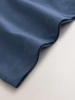 Bleu moyen - T-shirt Manches courtes (3-16ans)