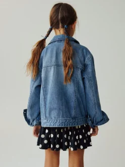 Bleu moyen - Veste western Denim (3-16ans)