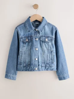 Bleu moyen - Veste western Denim (3-16ans)