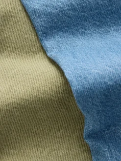 Bleu moyen et vert kaki - Lot de 2 chemises en jean oversize