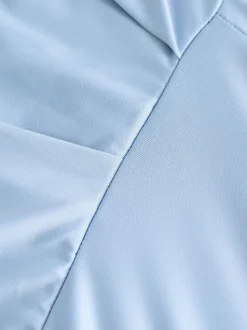 Bleu pastel - Robe longue de demoiselle d’honneur multicolore en jersey pour invitée de mariage