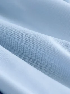 Bleu pastel - Robe longue de demoiselle d’honneur multicolore en jersey pour invitée de mariage