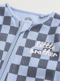 Bleu Petit Frère - Bébé Family Combinaison de nuit (0-2yrs)