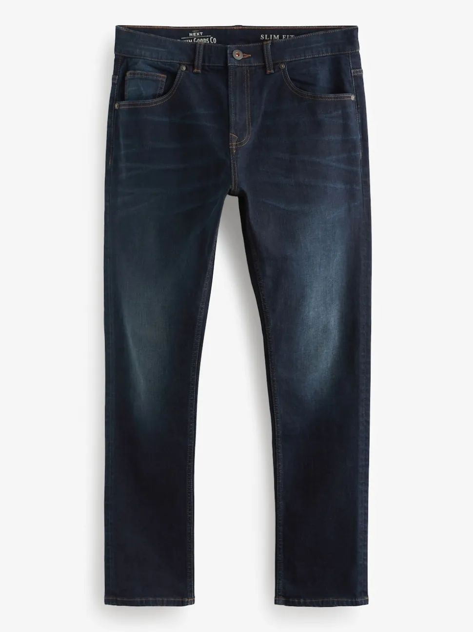 Bleu profond - Slim Fit (Slim Fit) - extensible Denim Jeans