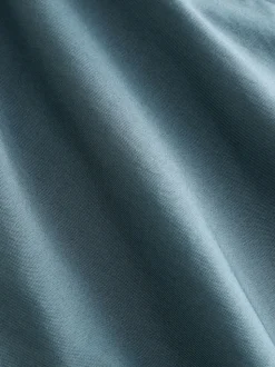 Bleu pétrole - Slim Fit (Slim Fit) - Chemises Oxford boutonnées Easy Iron