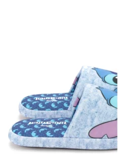 Bleu surpiqué - Chaussons mules d’hiver Vanilla Underground femme