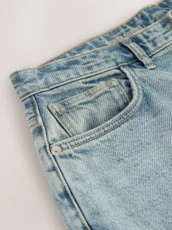 Bleu teinte claire - Coupe ballon - délavé vintage Denim Jeans