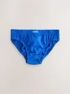 Bleu tonal - Slip en coton 100% 10 Paquet (1.5-16ans)