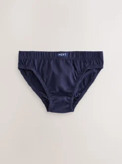 Bleu tonal - Slip en coton 100% 10 Paquet (1.5-16ans)