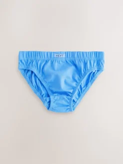 Bleu tonal - Slip en coton 100% 10 Paquet (1.5-16ans)