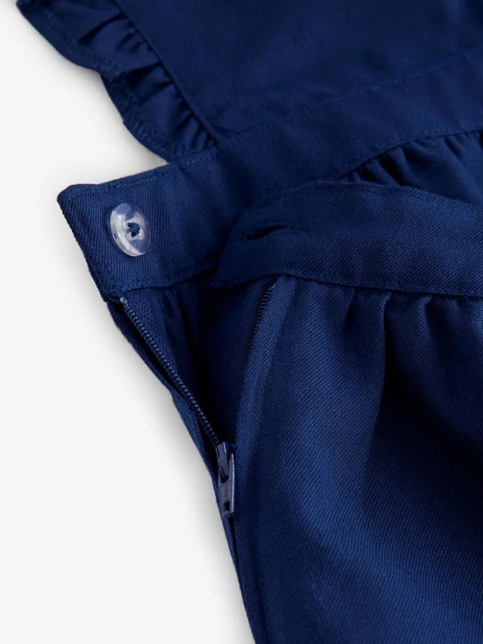 bleu vif - Robe d'école Volants Detail Pinafore (3-14yrs)