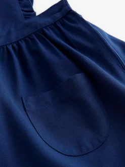 bleu vif - Robe d'école Volants Detail Pinafore (3-14yrs)