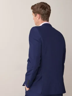 bleu vif - Skinny Fit (Skinny Fit) - Veste de costume à deux boutons