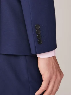 bleu vif - Slim Fit (Slim Fit) - Veste de costume à deux boutons