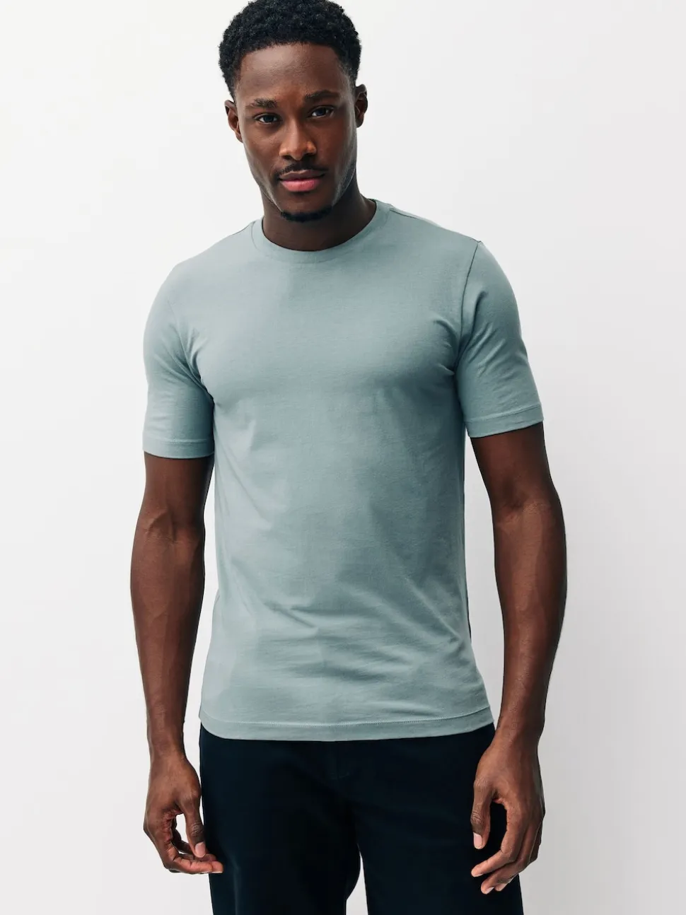 Bleu/blanc écru/vert - Lot de 3 t-shirts Muscle Fit Essential