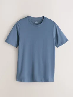 Bleu/blanc écru/vert - Lot de 3 t-shirts Muscle Fit Essential