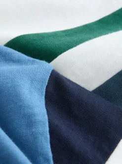 Bleu/blanc/vert - T-shirts à manches longues color-block, lot de 3 (3-16ans)